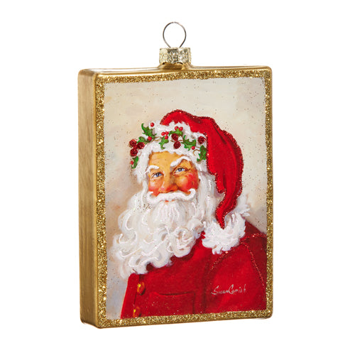 *Classic Santa Ornament