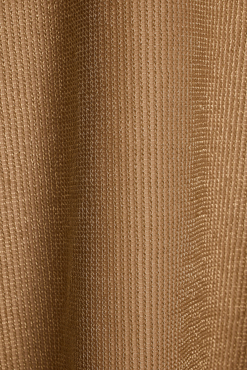 Sandbar Gold Lurex Maxi Skirt