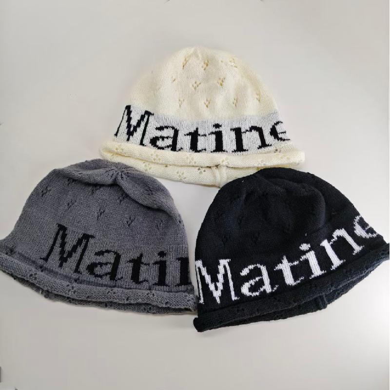 Stylish Letter Warm Slouchy Knitted Hat