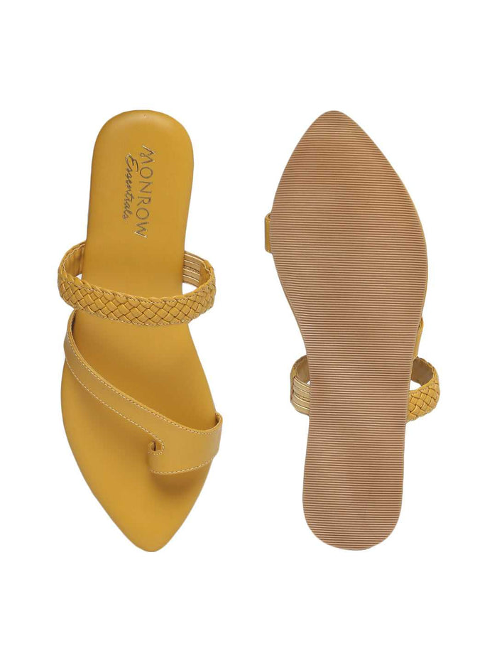 Ada Mustard Yellow Flats