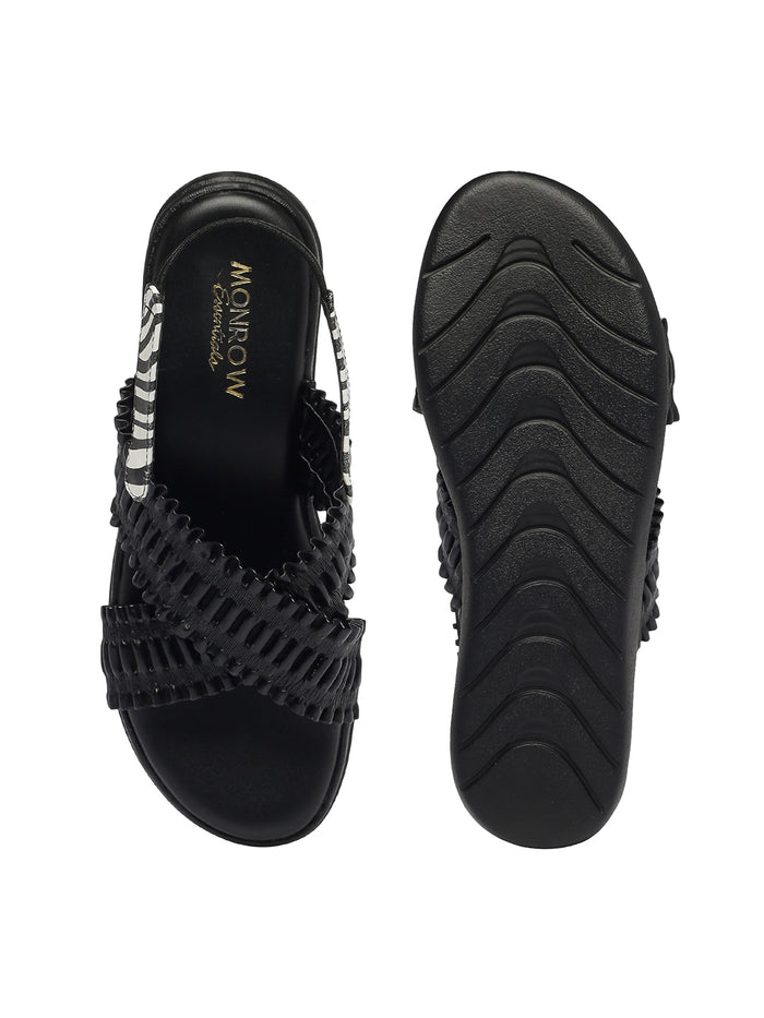 Aliza Black Flats
