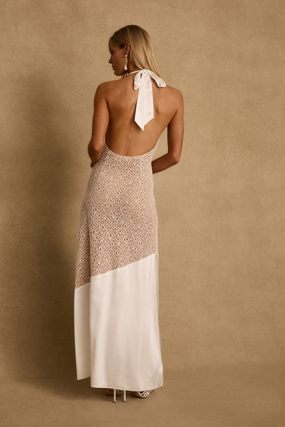 Anastasia Pearl Embellished Maxi Dress