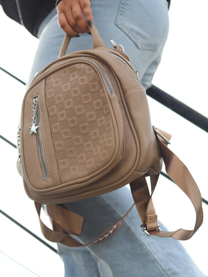Auri Beige Backpack