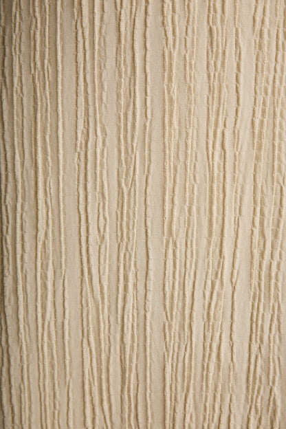 Additional view of the Bella Donna Cream Braided Maxi Dress from a different perspective.