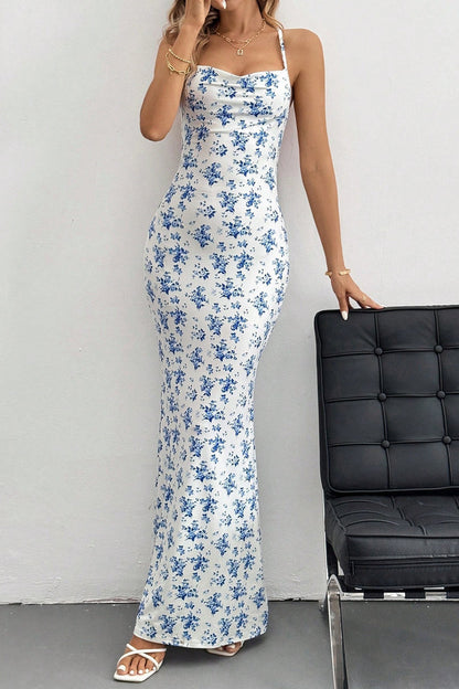 Cami Sweet Open Back Floral Dress