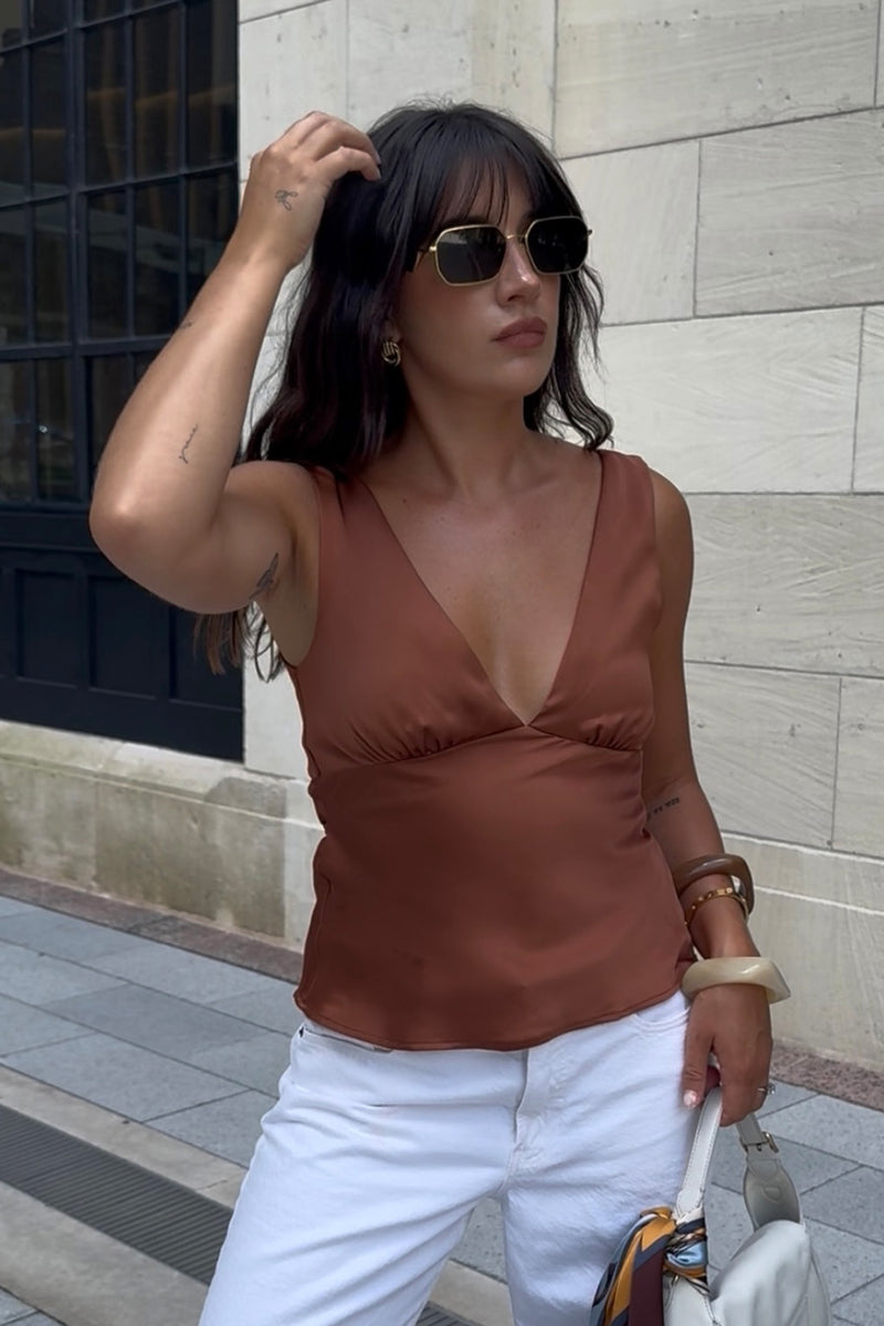 Lifestyle shot of the piece styled for day-to-night versatility.