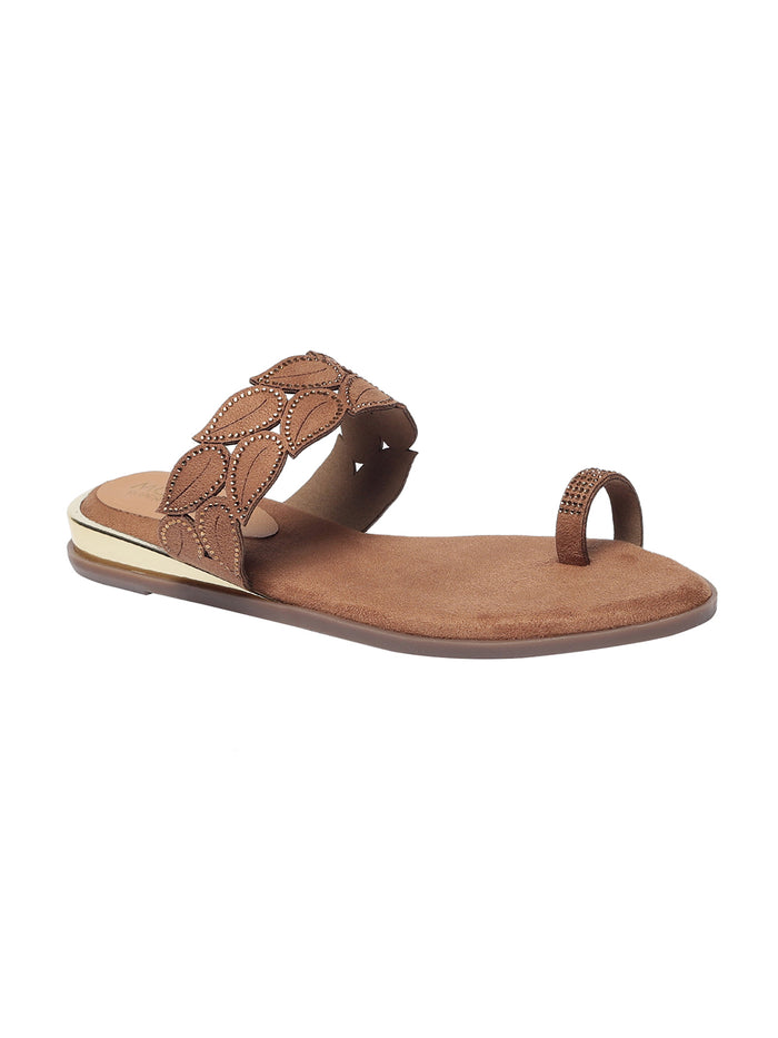 Claris Beige Flats
