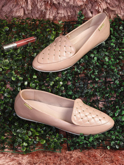 Clindy Nude Ballet Flats