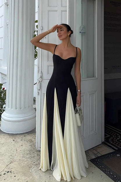 Colorblock Cami Maxi Dress