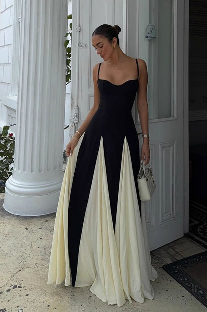 Colorblock Cami Maxi Dress