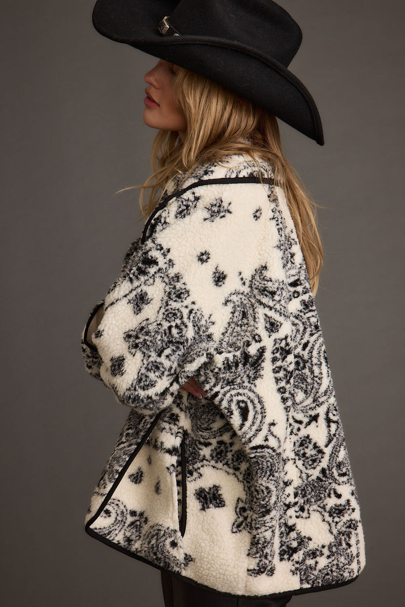 Back view of the jacket showing the silhouette and fit.