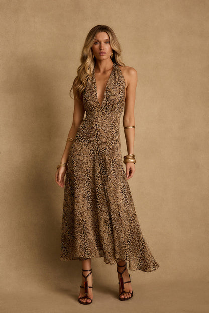 Darcy Leopard Maxi Dress