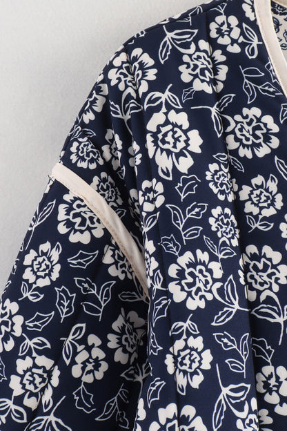 Double Sided Printed Trimmed Padded Coat