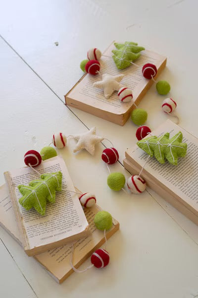 *Felt Tree Garland