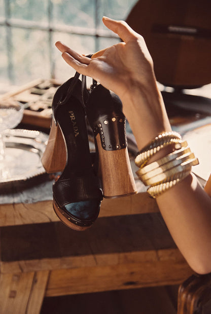 Forevermore Gold Metal Bangle paired with complementary accessories for a polished look.