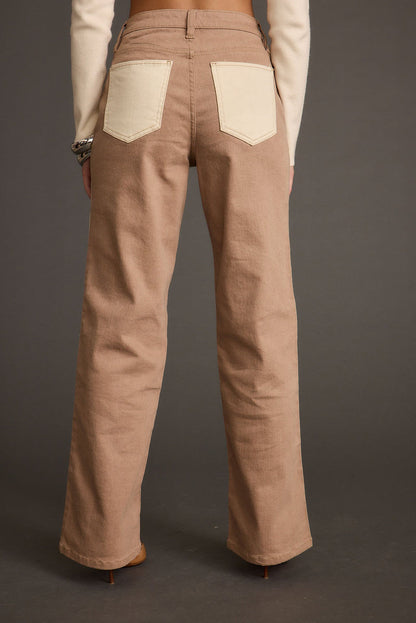 Back view of the pants showing the silhouette and fit.