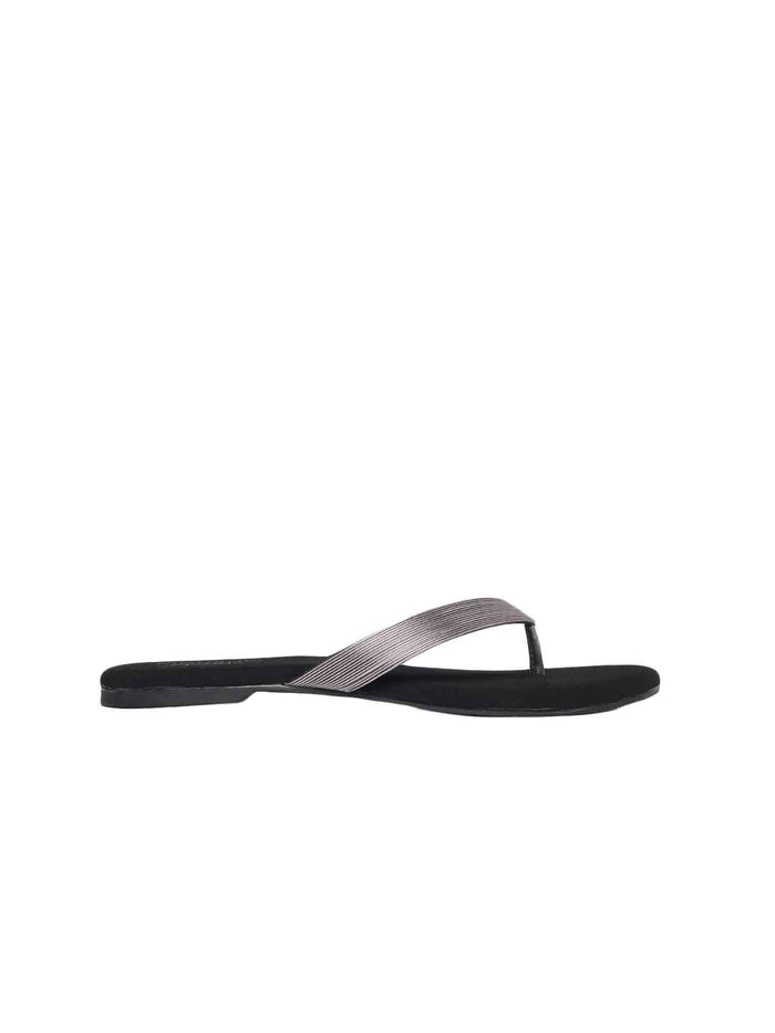 Isabella Gun Metal Flats