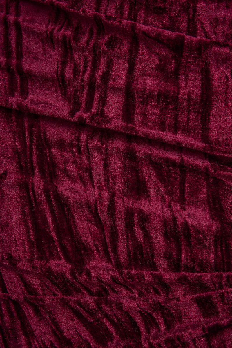 Additional view of the Jones Mulberry Maxi Dress from a different perspective.