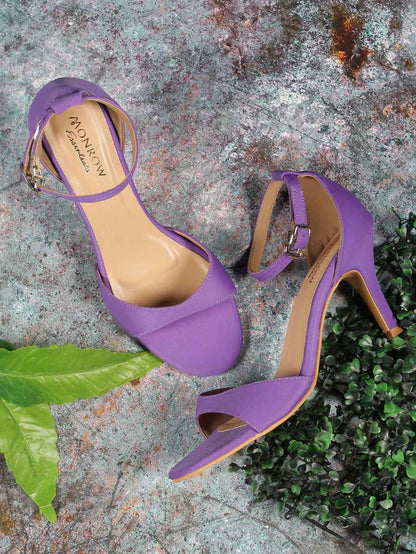 Karen Purple Kitten Heel
