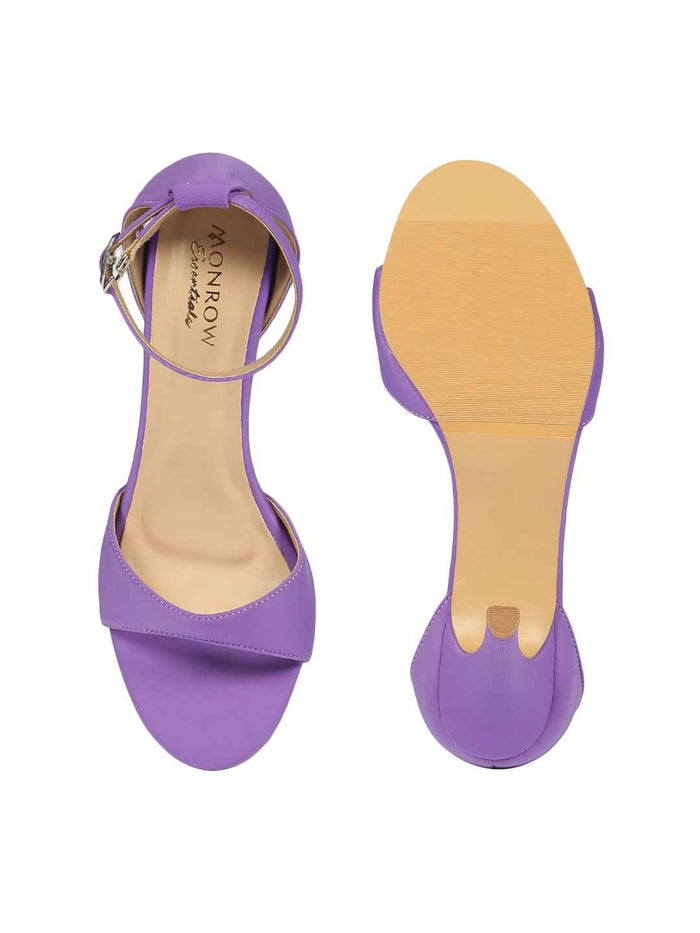 Karen Purple Kitten Heel