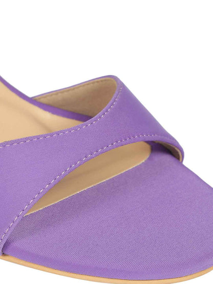 Karen Purple Kitten Heel