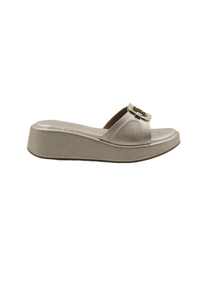 Kaya Gold Wedge Heels