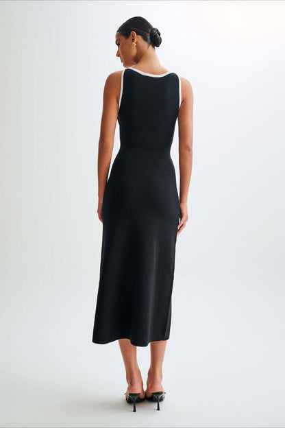Knit Sleeveless Bodycon Sweater Dress