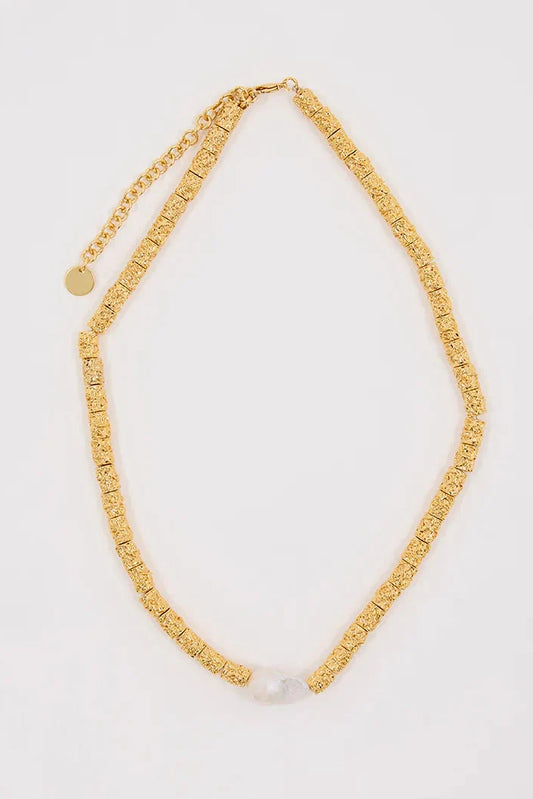 Liora Necklace - 24K Gold Plated