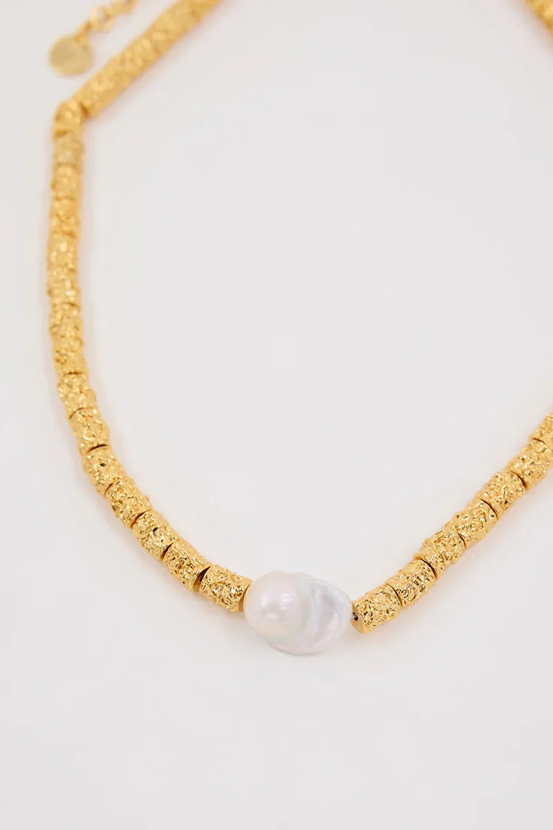 Liora Necklace - 24K Gold Plated