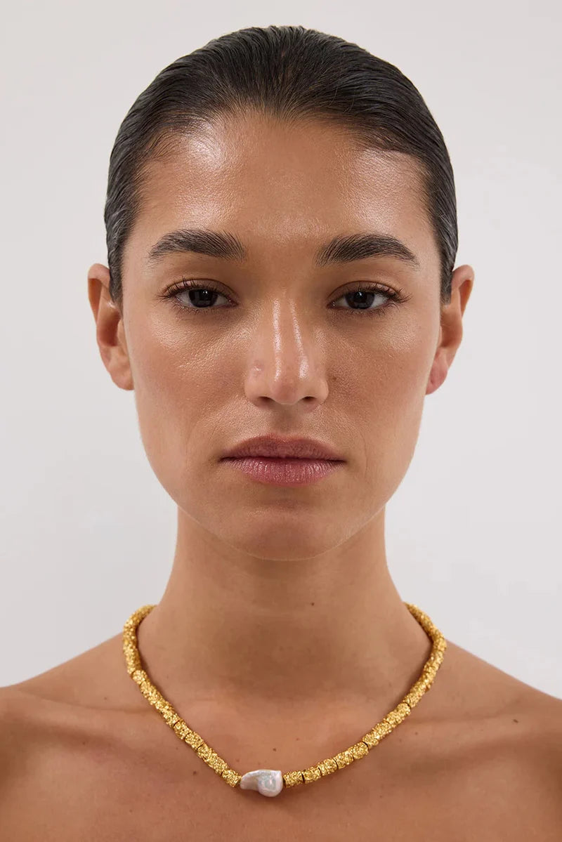 Liora Necklace - 24K Gold Plated