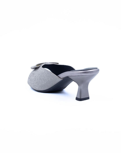Liva Gunmetal Kitten Heels