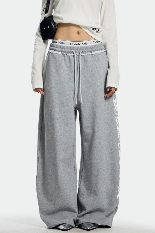 Loose Dropped Shoulder Sweat Pants