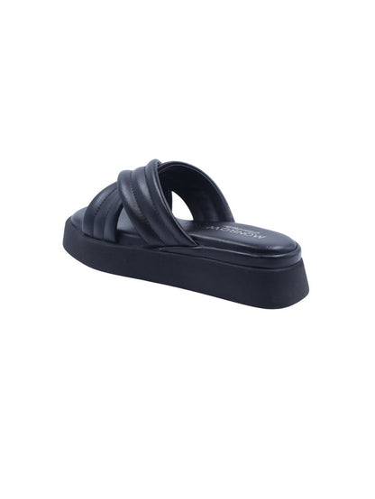 Luma Black Wedge Heels