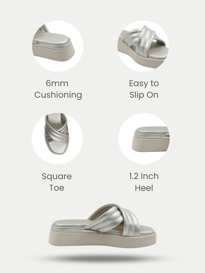 Luma Gold Wedge Heels