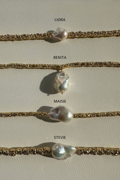 Maisie Necklace - 24K Gold Plated