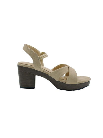 Maria Cream Block Heels