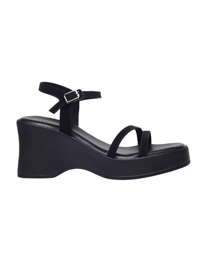 Marley Black Wedge Heels