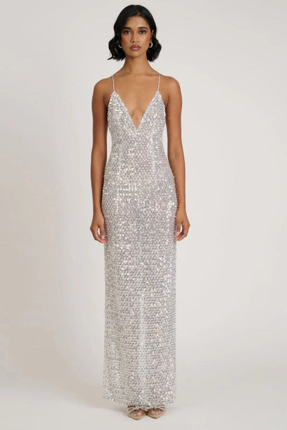 Mevia Gown - Silver