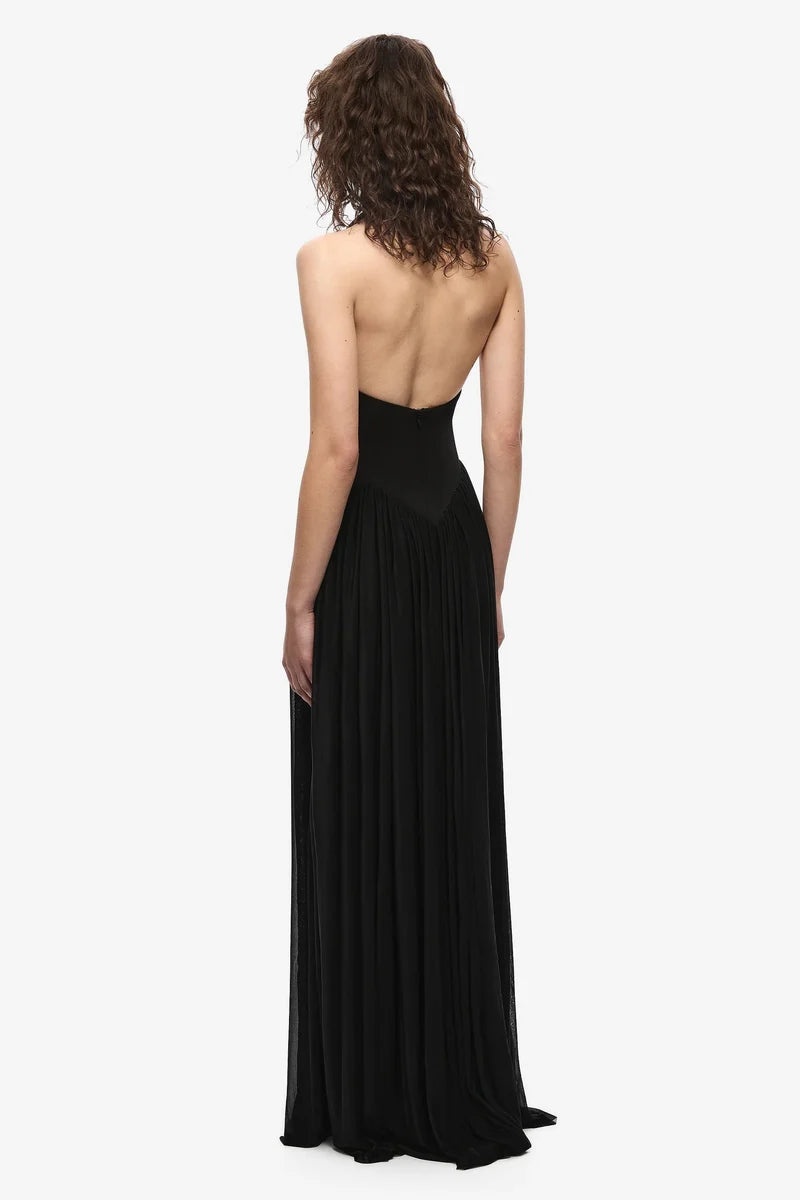 Misha Ophelia Jersey Dress - Black