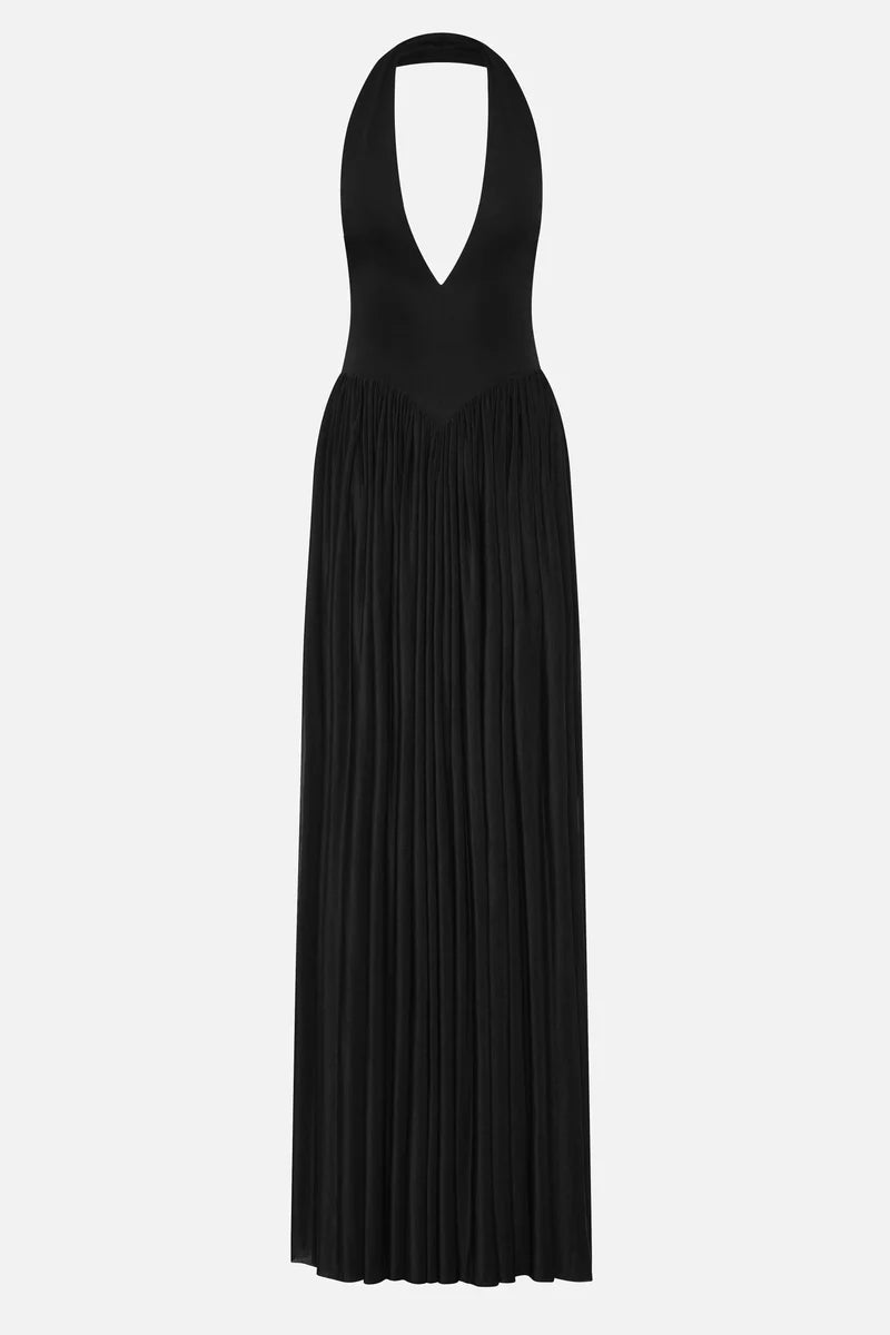 Misha Ophelia Jersey Dress - Black