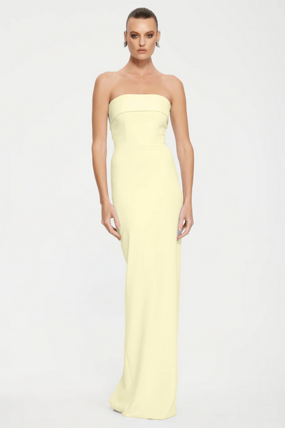 Monroe Gown - Lemon