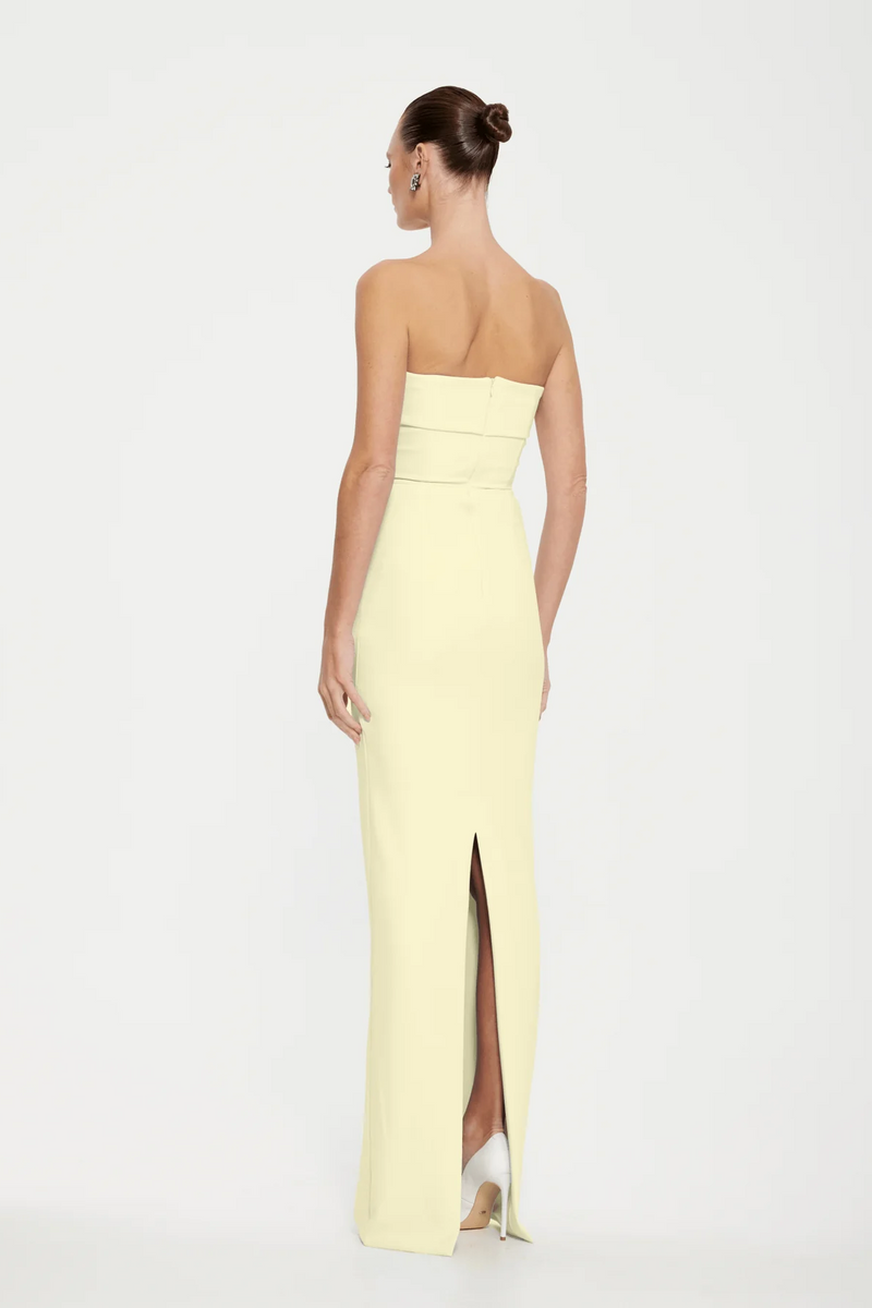 Monroe Gown - Lemon