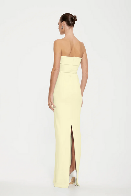 Monroe Gown - Lemon