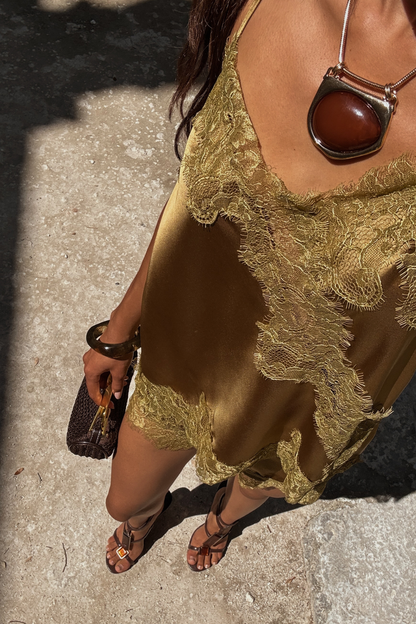 Nina Amber Statement Necklace