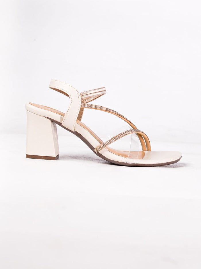 Orlena Cream Block Heels