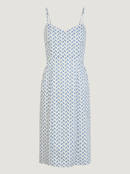 Rouje - Packshot of the blue Flora dress