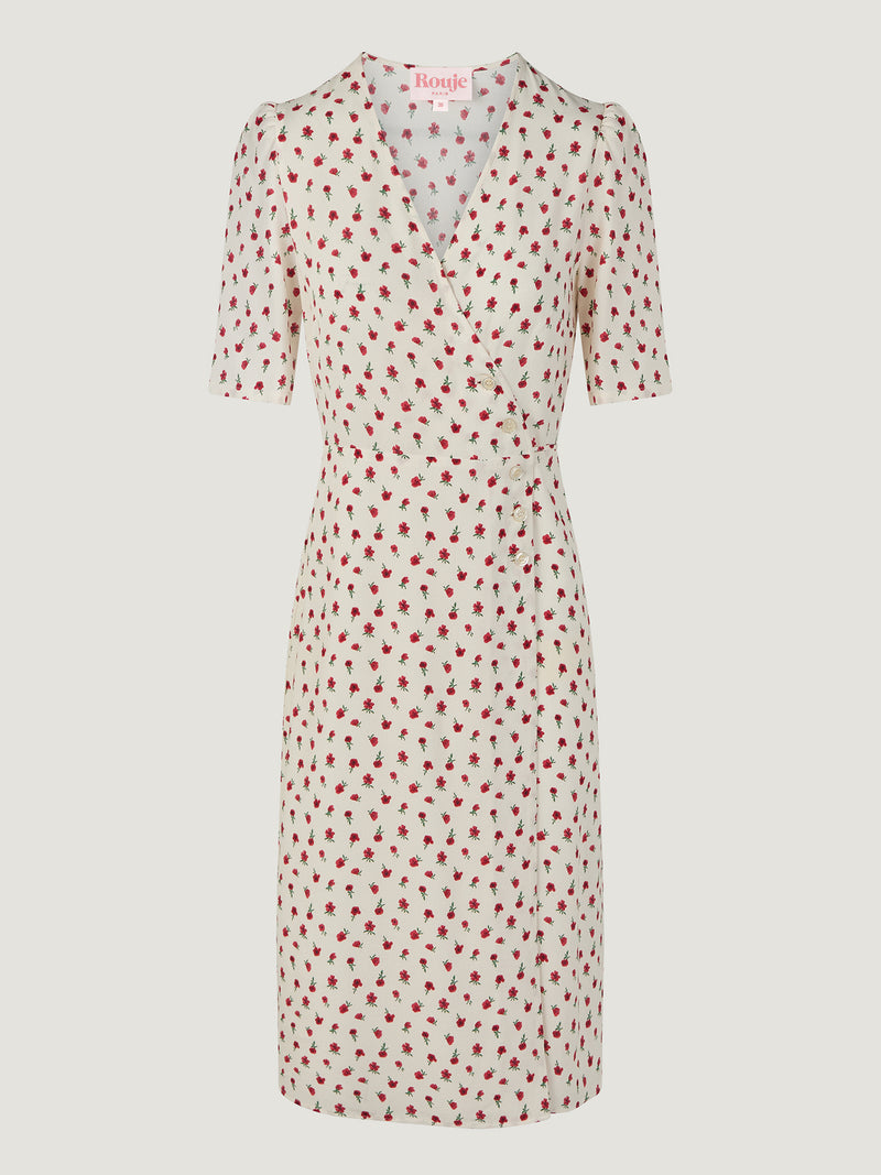 Packshot of the Gabin floral dress for women.