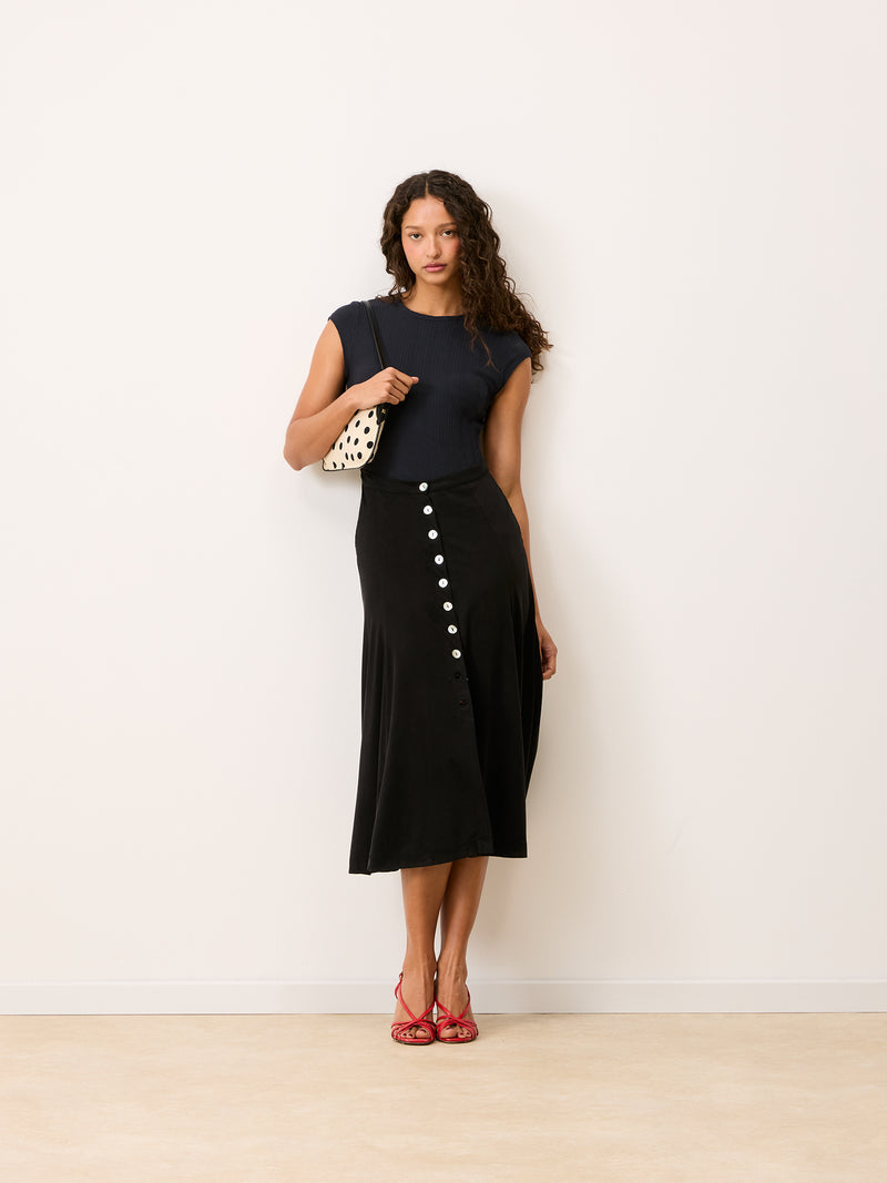 ADEMIR ecru cotton cardigan, additional view by Rouje