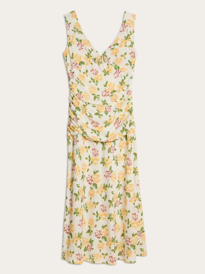 Val floral maxi dress, flat packshot