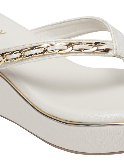 Rosalie Cream Wedge Heels